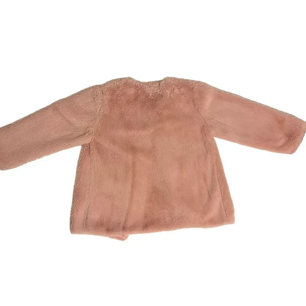 Spencer by Jaclyn Smith Girls Youth Faux Fur Jacket Pink Size M/M (10/12)